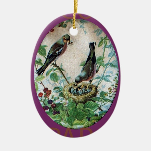 Customise Product Ceramic Tree Decoration (Front)