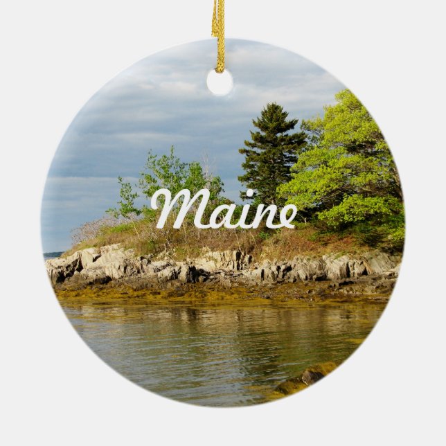 Customise Product Ceramic Tree Decoration (Back)