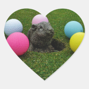 Customise Product Heart Sticker