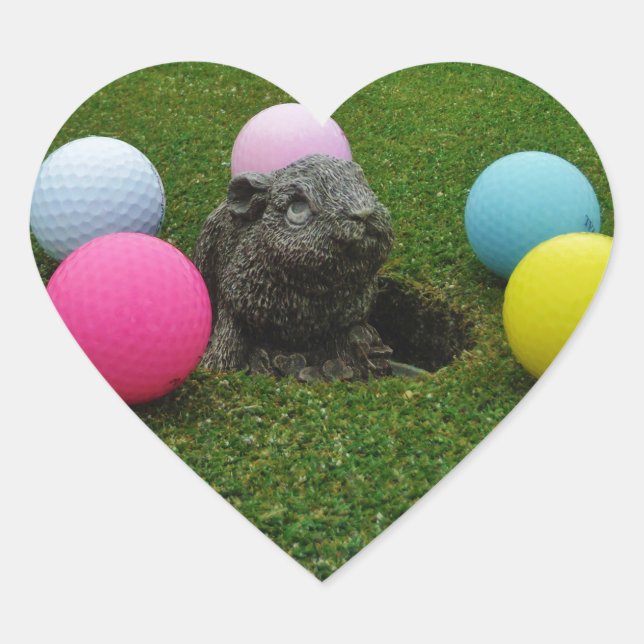 Customise Product Heart Sticker (Front)