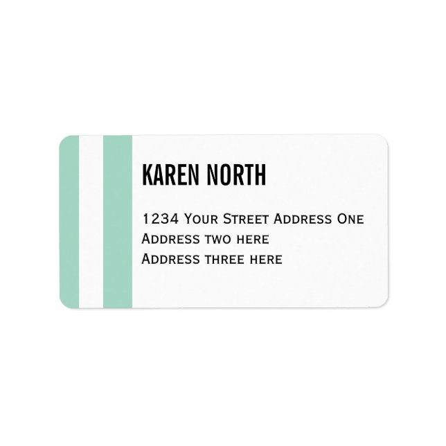 Customise Product Label (Front)