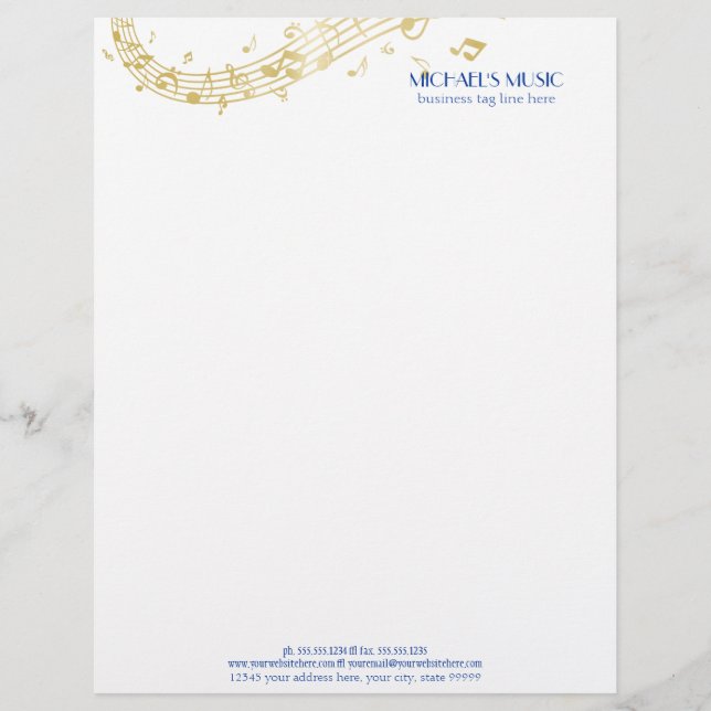 Customise Product Letterhead Design (Front)