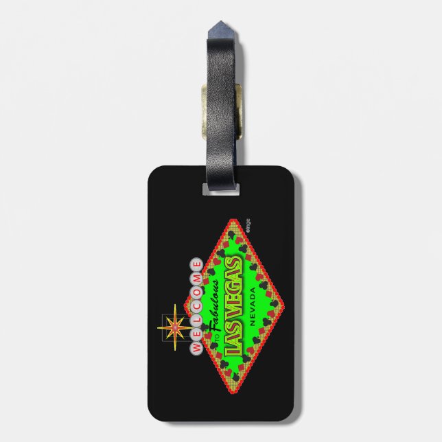 Customise Product Luggage Tag (Back Vertical)