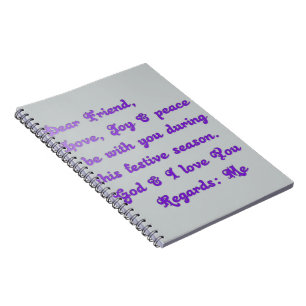 Customise Product Notebook