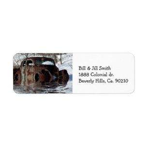 Customise Product Return Address Label