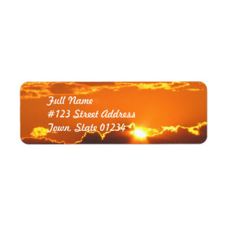 Customise Product Return Address Label
