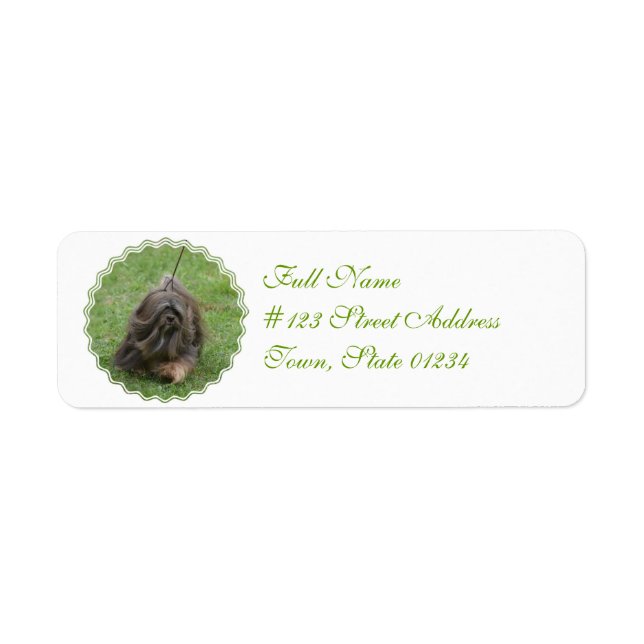 Customise Product Return Address Label (Front)