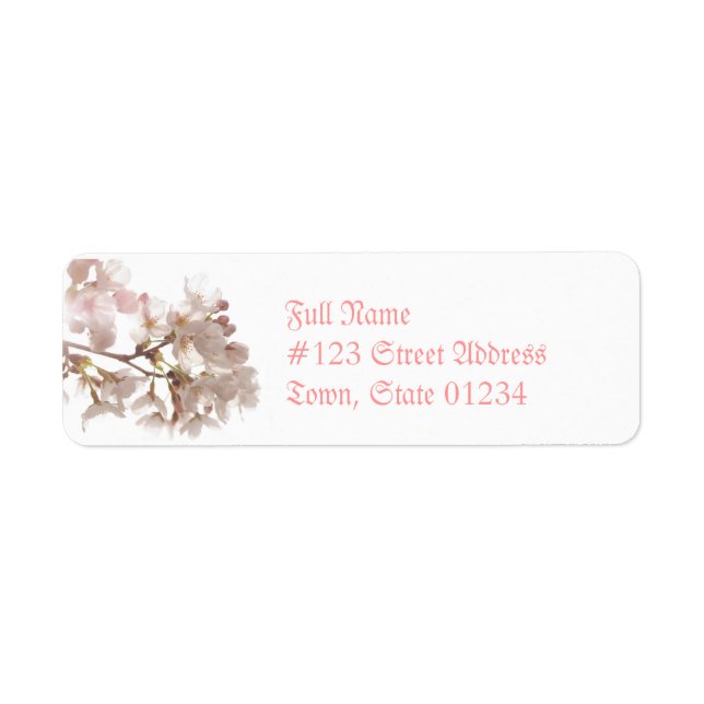 Customise Product Return Address Label (Front)