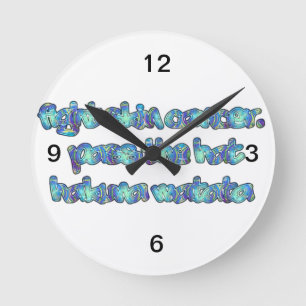 Customise Product Round Clock