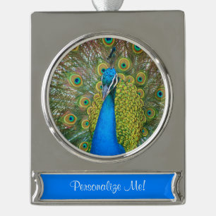 Customise Product Silver Plated Banner Ornament