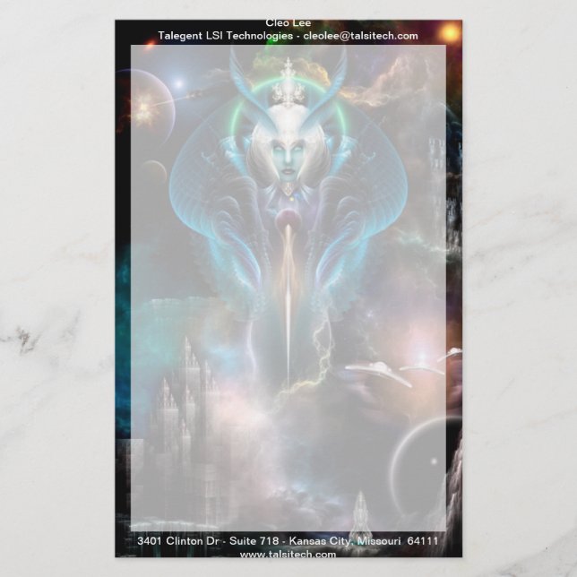 Customise Product Stationery (Front)