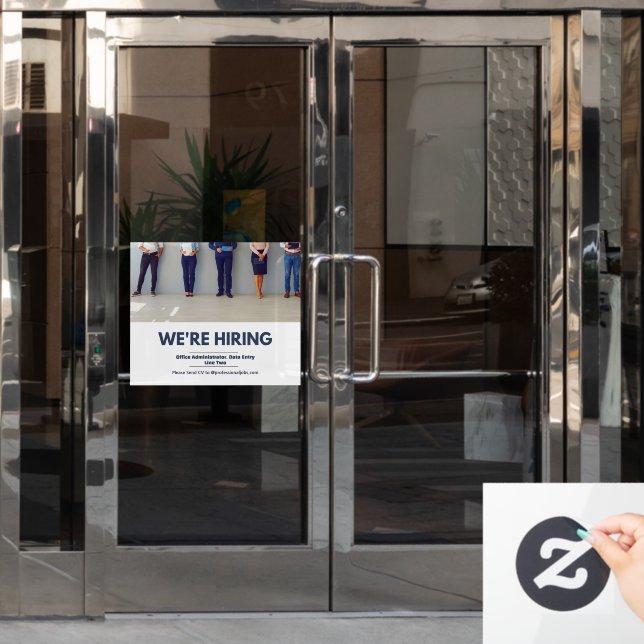 Customise Professional Now Hiring Staff (Office Door)