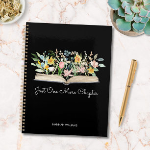 Customise Quote Watercolor Book Flower Floral 2027 Planner