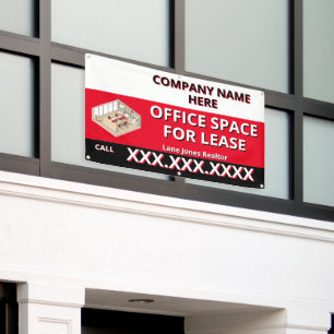 Customise Retail Space For Lease Company Logo Buil Banner