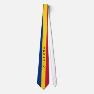 Customise Romania Flag Tie