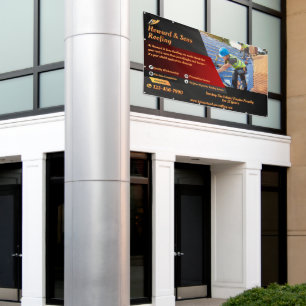 Customise Roofing Service Business Detailed Banner