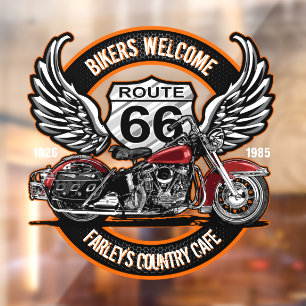 Customise Route 66 Café Garage Gas Station Biker