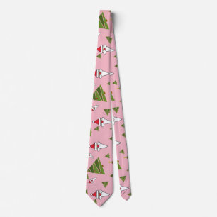 Customise Santa and Christmas Tree Tie