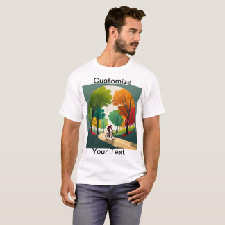 Customise Scenic Trail T-Shirt Bicycle