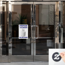 Customise Shop Logo Propane Cylinders Filled Here