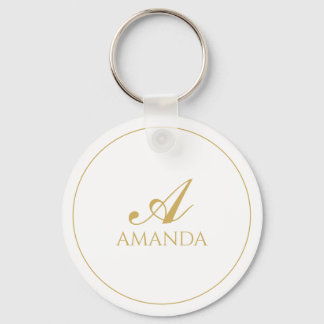 Customise Simple Name Key Ring