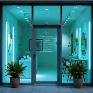 Customise Skin Care Cosmetic Services List Door