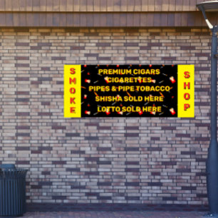 Customise Smoke Shop Cigarettes Cigars Tobacco  Banner