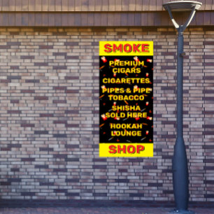 Customise Smoke Shop Cigarettes Cigars Tobacco  Banner