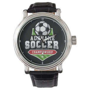 Customise Soccer ADD TEXT Varsity Team Player  Watch