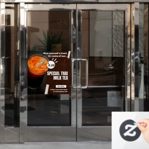 Customise Special Thai Milk Tea Shop Promo