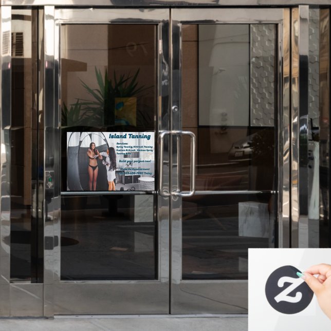Customise Spray Tanning Booth Business 2 (Office Door)