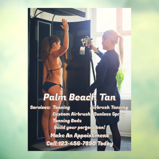 Customise Spray Tanning Booth Business 4  (Sheet 3)
