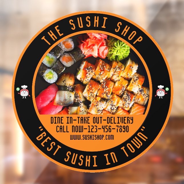 Customise Sushi Restaurant Large Front  (Sheet 2)