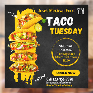 Customise Taco Tuesday Mexican Restaurant Promo