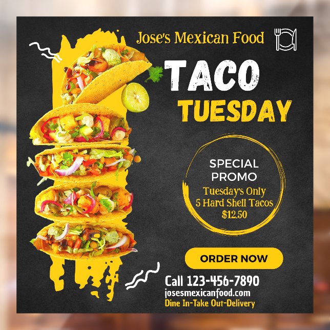Customise Taco Tuesday Mexican Restaurant Promo (Sheet 2)