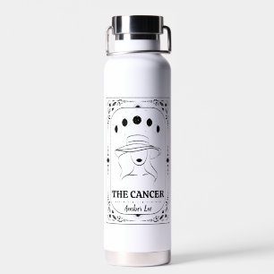 Customise Tarot Zodiac Cancer Astrology Birthday Water Bottle