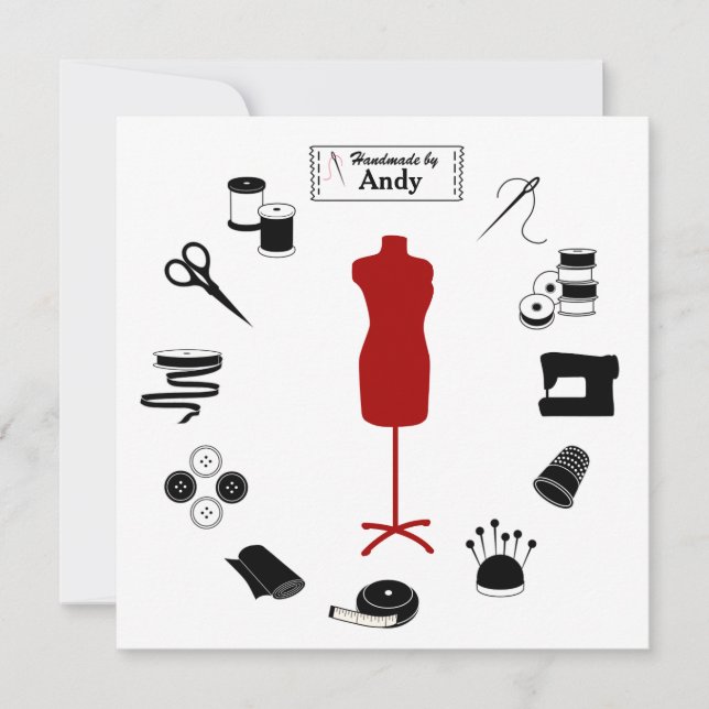 Customise the Label Flat Card (Front)