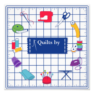 Customise the Label Quilt Time Photo Print