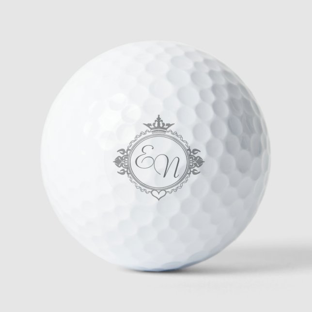 Customise the names, initials and phrase Love Golf Balls (Front)