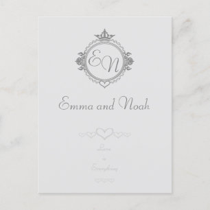 Customise the names, initials and phrase Love Holiday Postcard