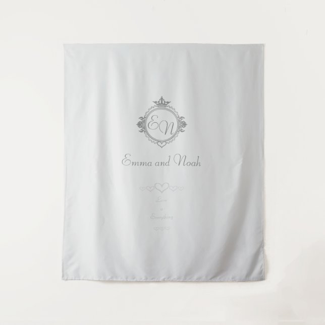 Customise the names, initials and phrase Love Tapestry (Front)