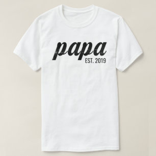 Customise The Year Papa T-Shirt
