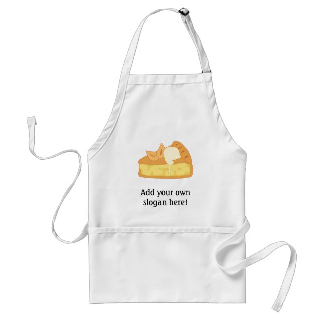 Customise this Apple Pie Slice graphic Standard Apron (Front)