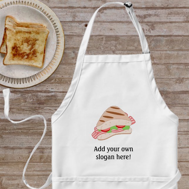 Customise this BLT Sandwich Graphic Standard Apron (Creator Uploaded)