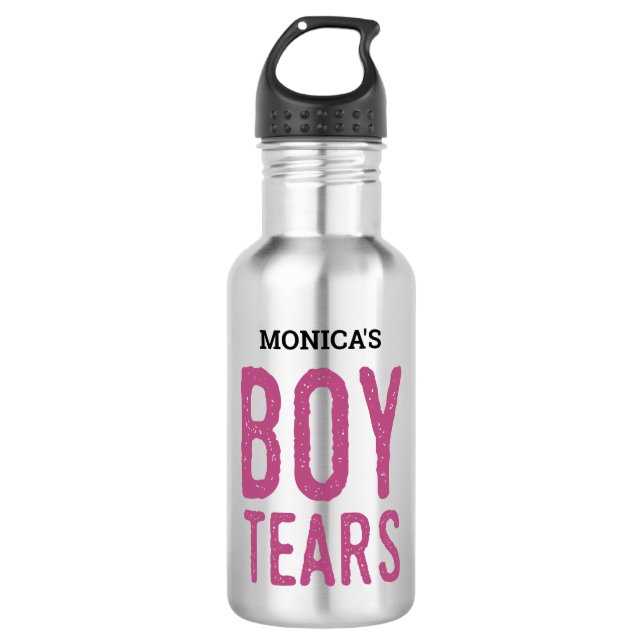 Customise This Boy Tears 532 Ml Water Bottle (Front)