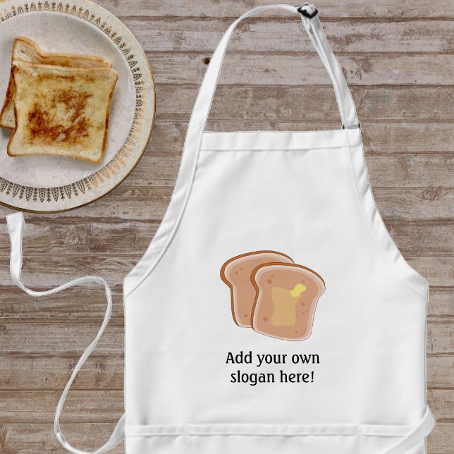 Customise this Buttered Toast graphic Standard Apron (Creator Uploaded)