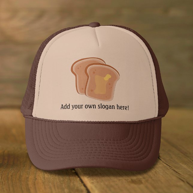 Customise this Buttered Toast graphic Trucker Hat (Creator Uploaded)