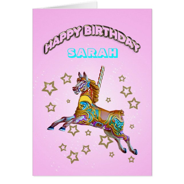 Customise this card with any name (Front)