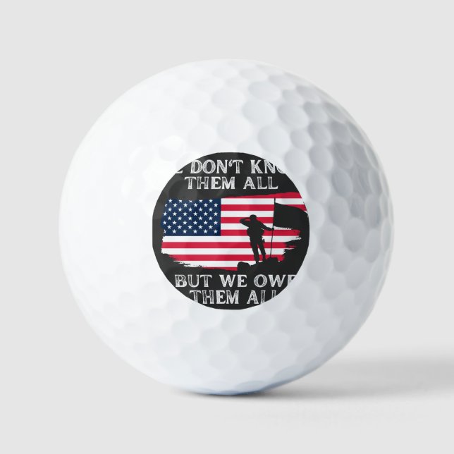 Customise This Design: We Don't Know Them All Golf Balls (Front)