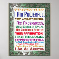 Customise this High Tech Affirmation